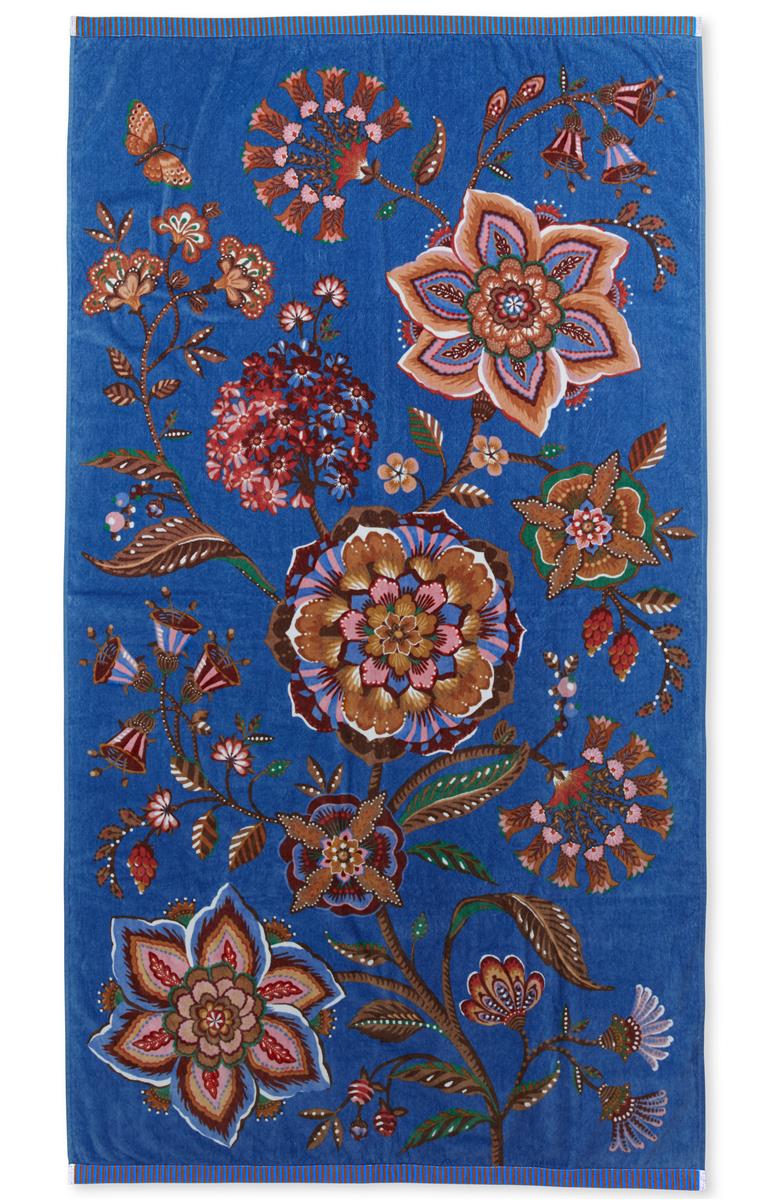 Pip Studio strandlaken Viva la Vida Beachtowel - 100x180 cm - blauw