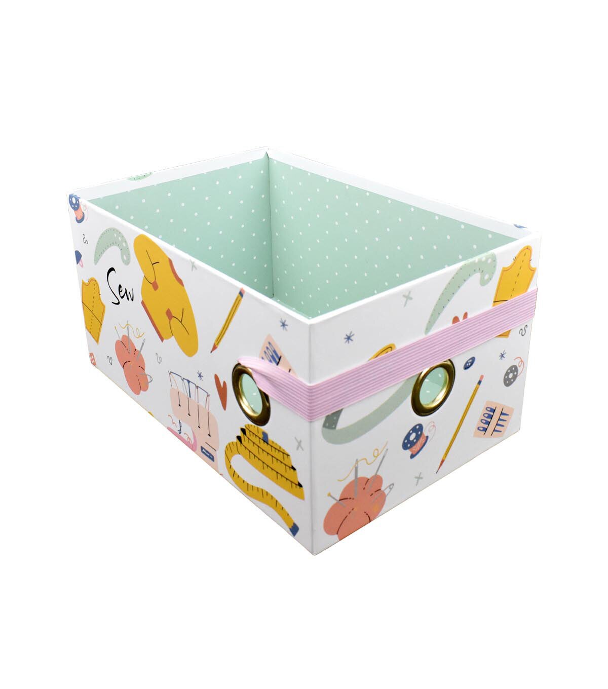 9 Sew & Craft Rectangle Box With Elastic Strap by Hudson 43