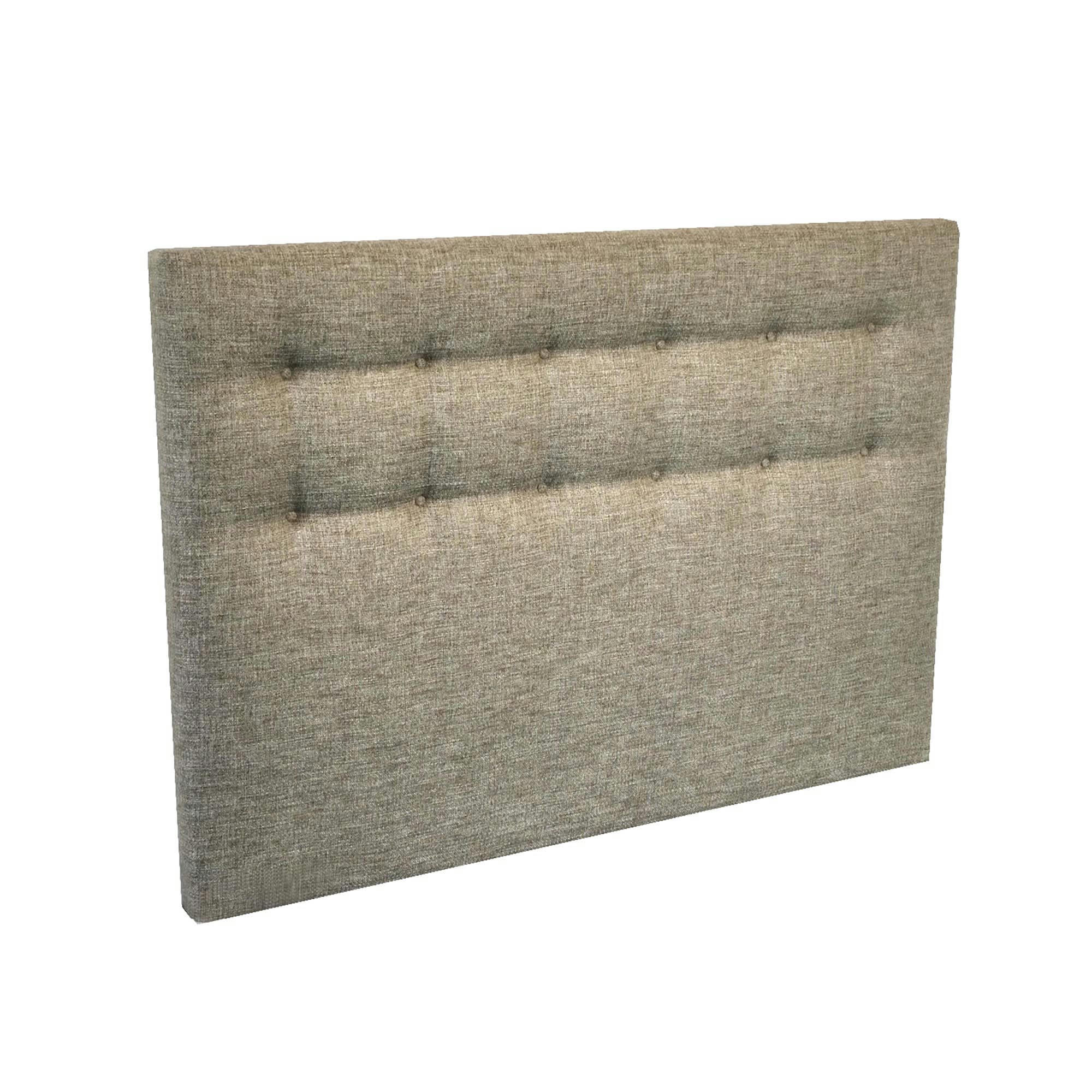 - Tete de lit capitonnée - Camel, - 160 x 115 cm