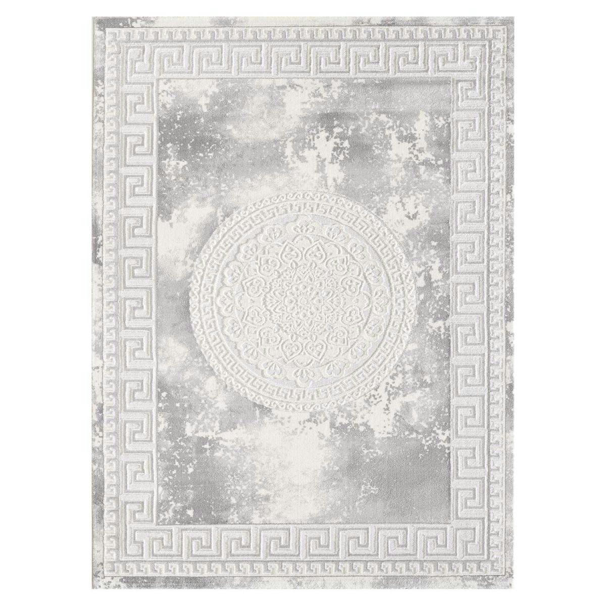 KHY ALAN - Tapis orient style gris 80x150