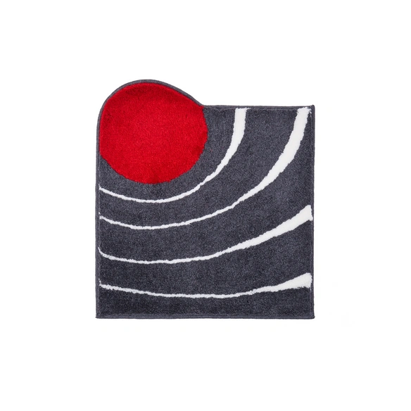Badematte »Colani 2«, BxL: 60 x 60 cm, anthrazit, aus 100% Polyacryl