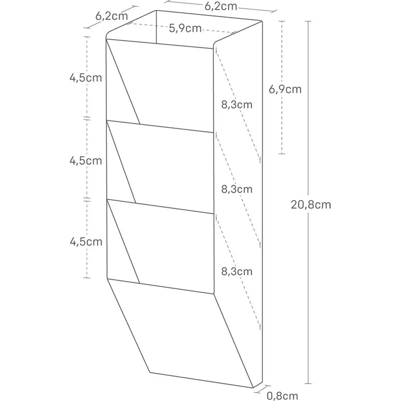 Aufbewahrungsbox 6er-Set Tower