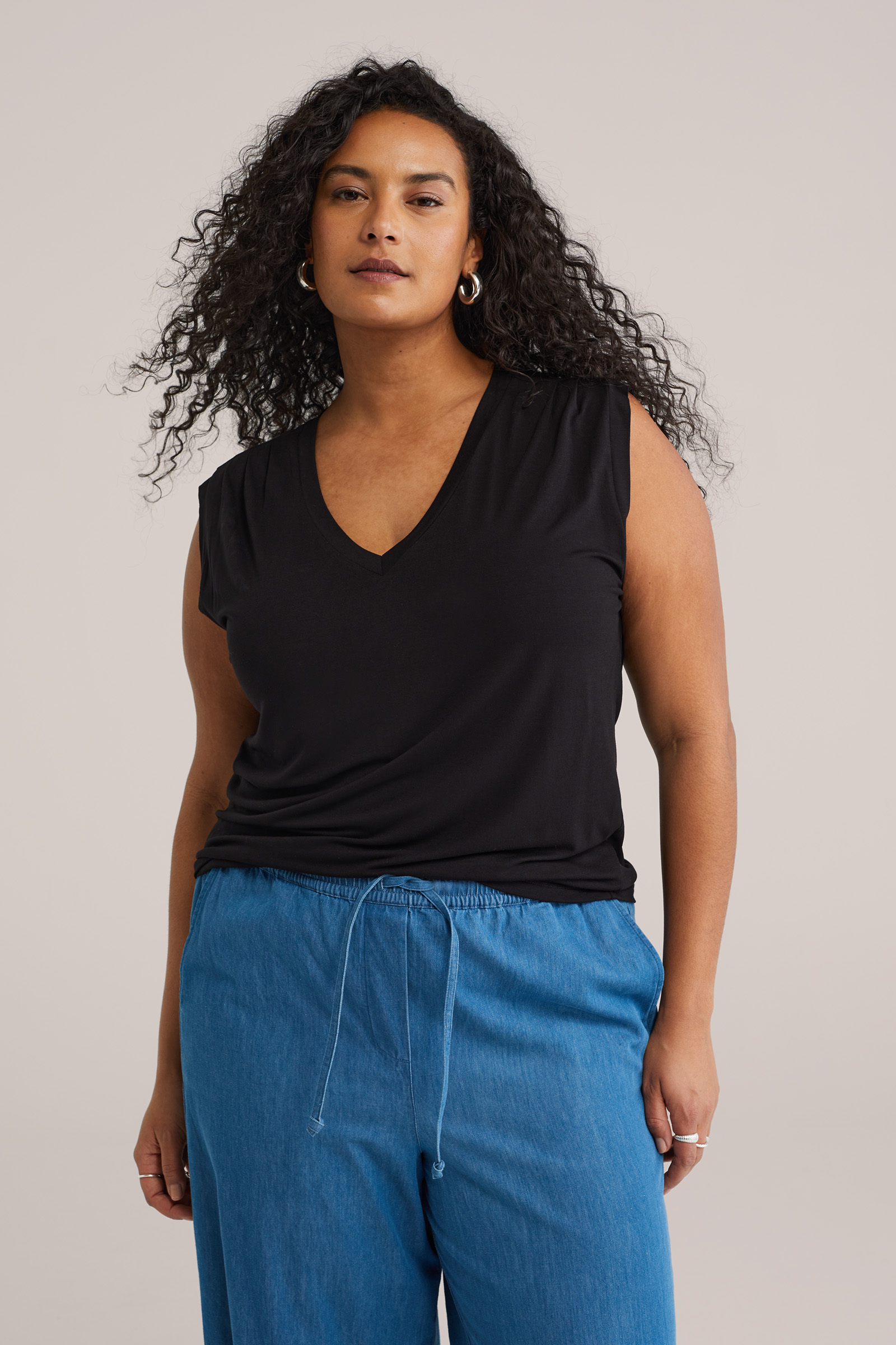 Dames jersey singlet