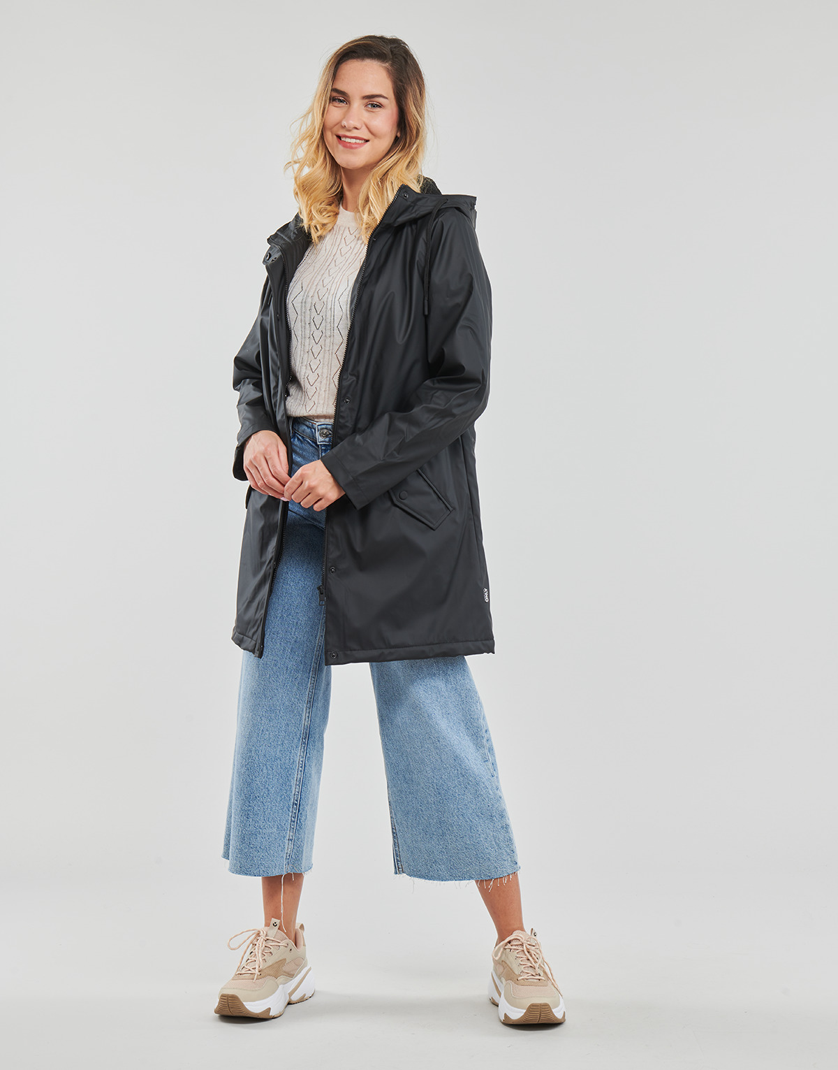Only - ONLSALLY RAINCOAT OTW NOOS - Black