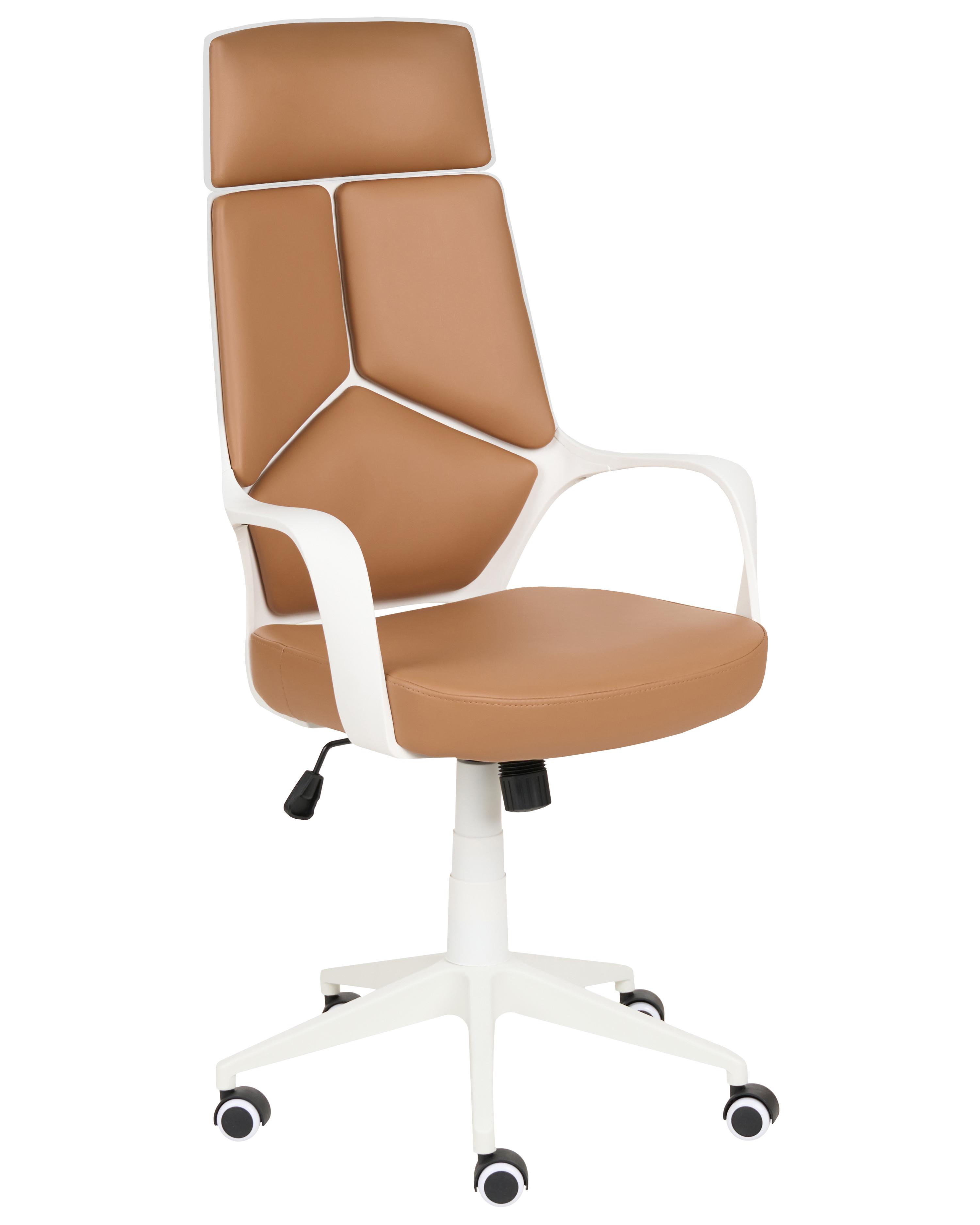 Office Chair DELIGHT Faux Leather Sand Beige