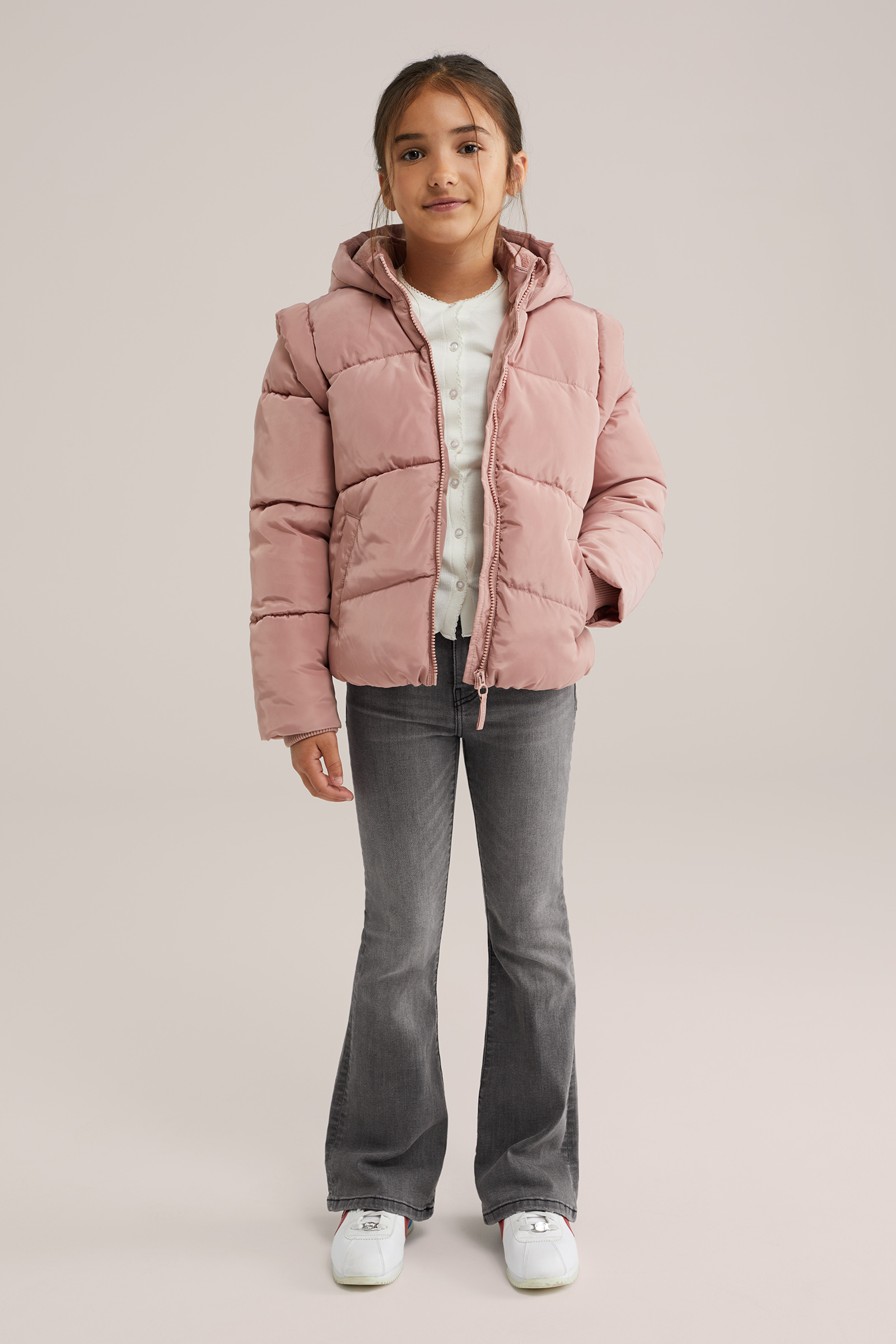 Meisjes jas met capuchon