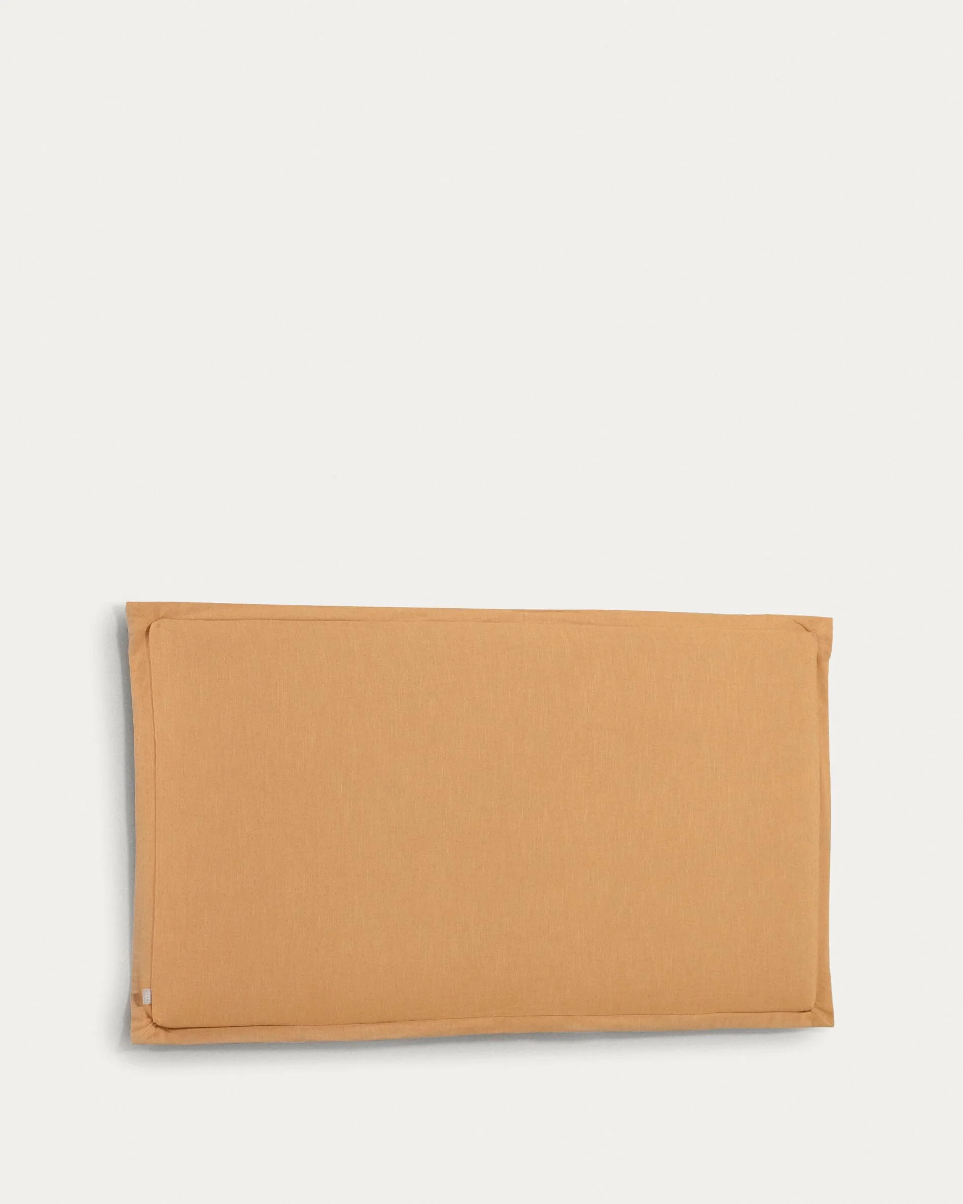 Tanit headboard with removable mustard linen cover for a bed up to 200 cm