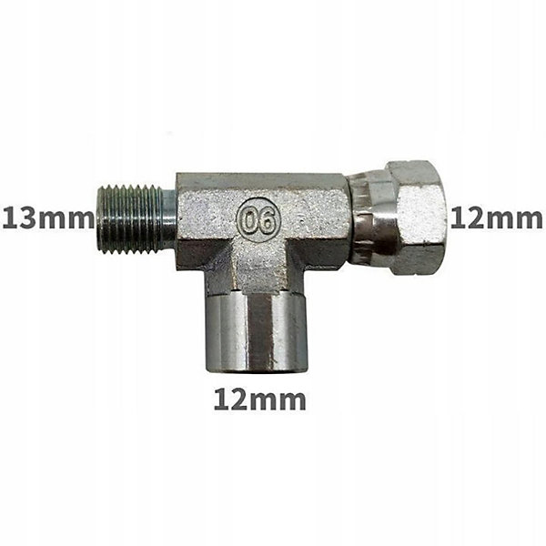 Manometre Linéaire avec Tés 1/4 - 0-40 MPa, Acier Inox, Précision 2,5, Double échelle MPa/psi, Usage Pro