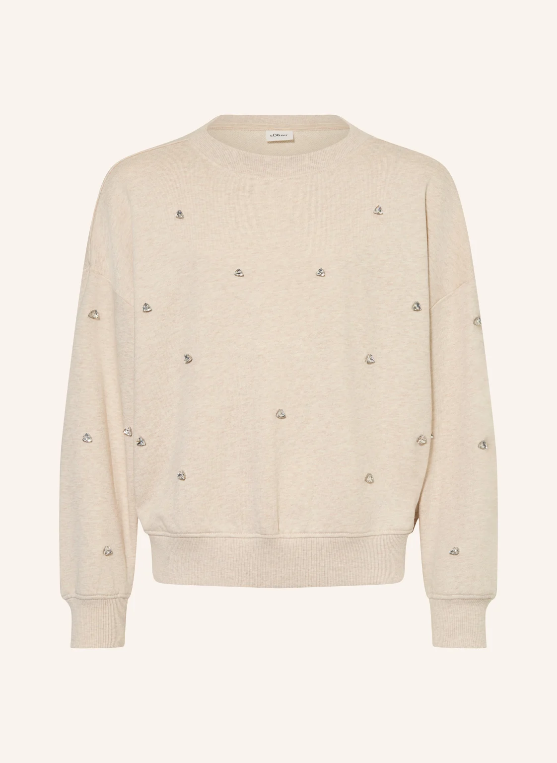 s.Oliver RED Sweatshirt mit Schmucksteinen