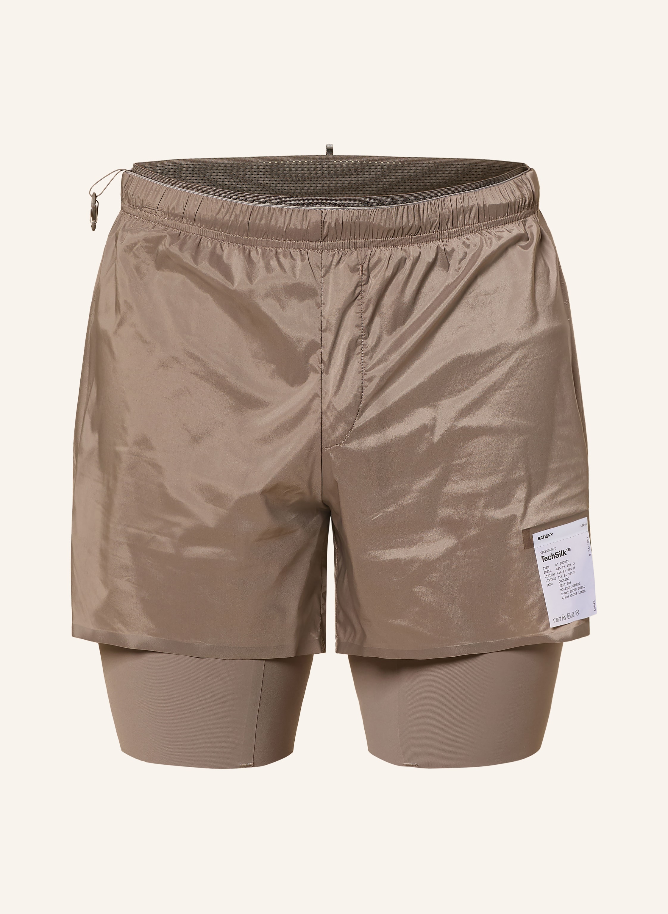 SATISFY 2-in-1-Laufshorts TECHSILK™ 8"