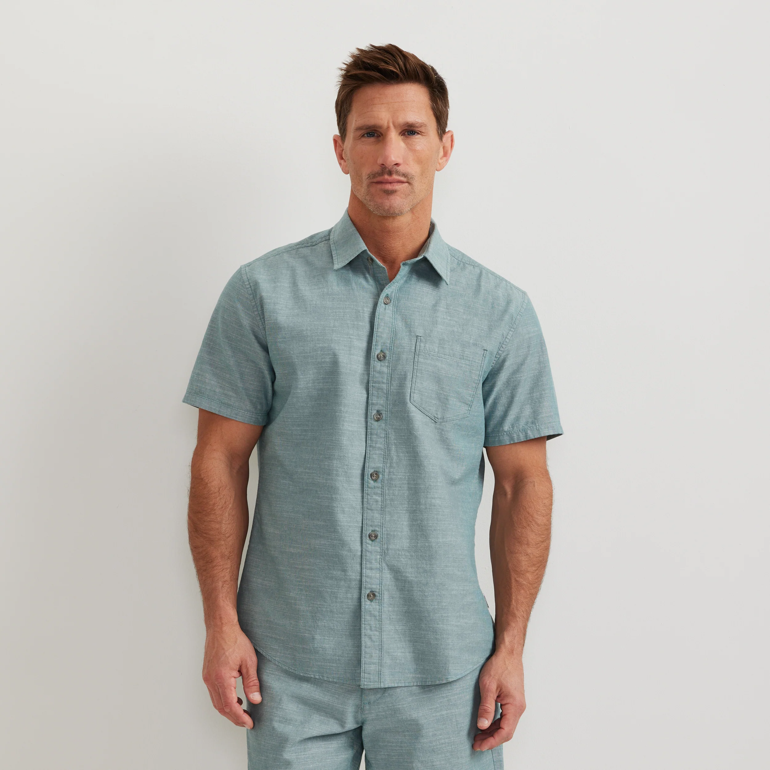 Men's Camano Short-Sleeve Shirt - Solid