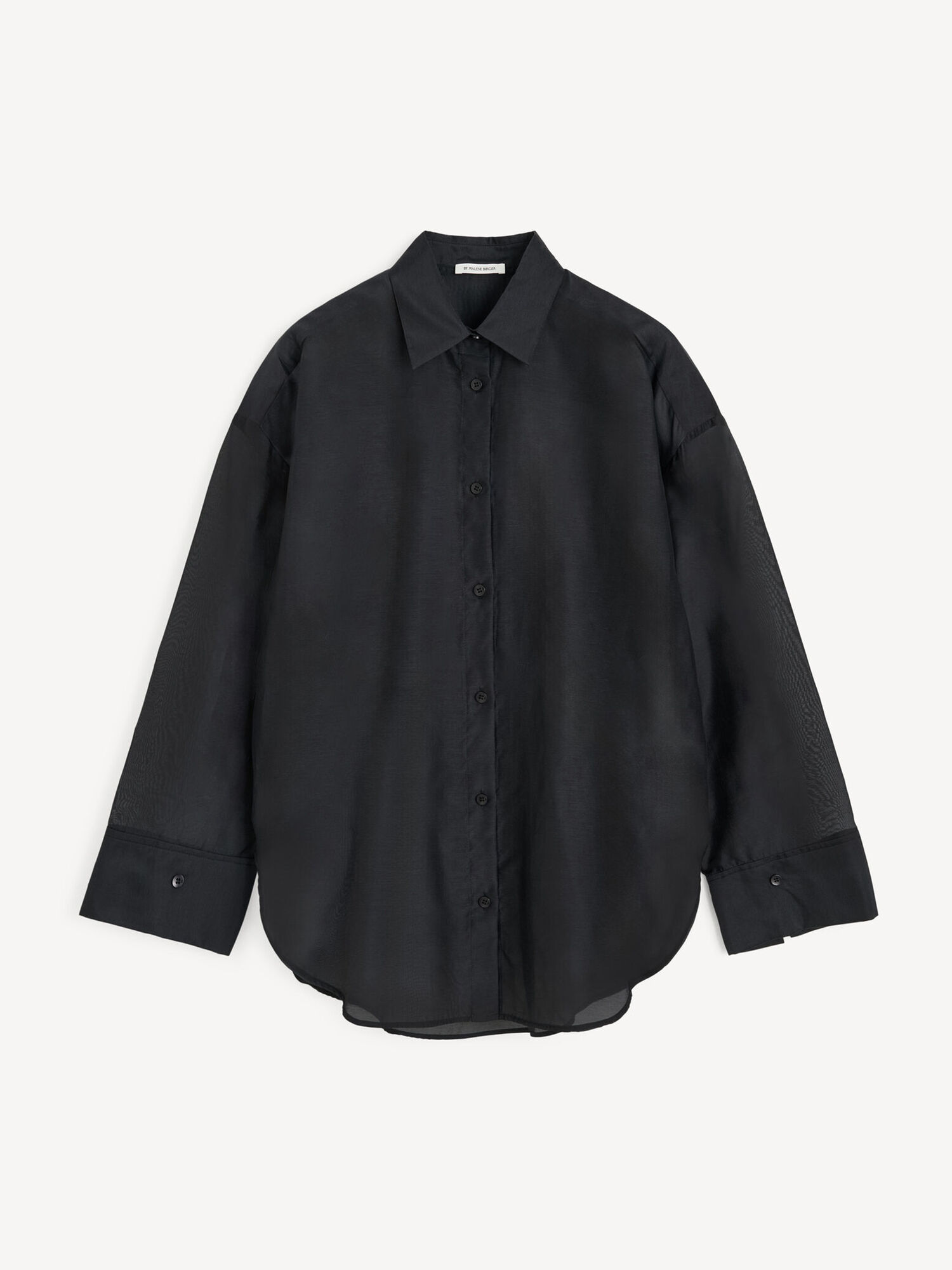 Derris silkeorganza-skjorte