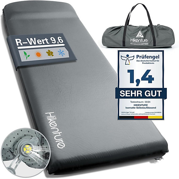 Matelas Isolant Auto-Gonflant 8 cm - Tapis de Couchage Confortable pour Camping et Randonnée