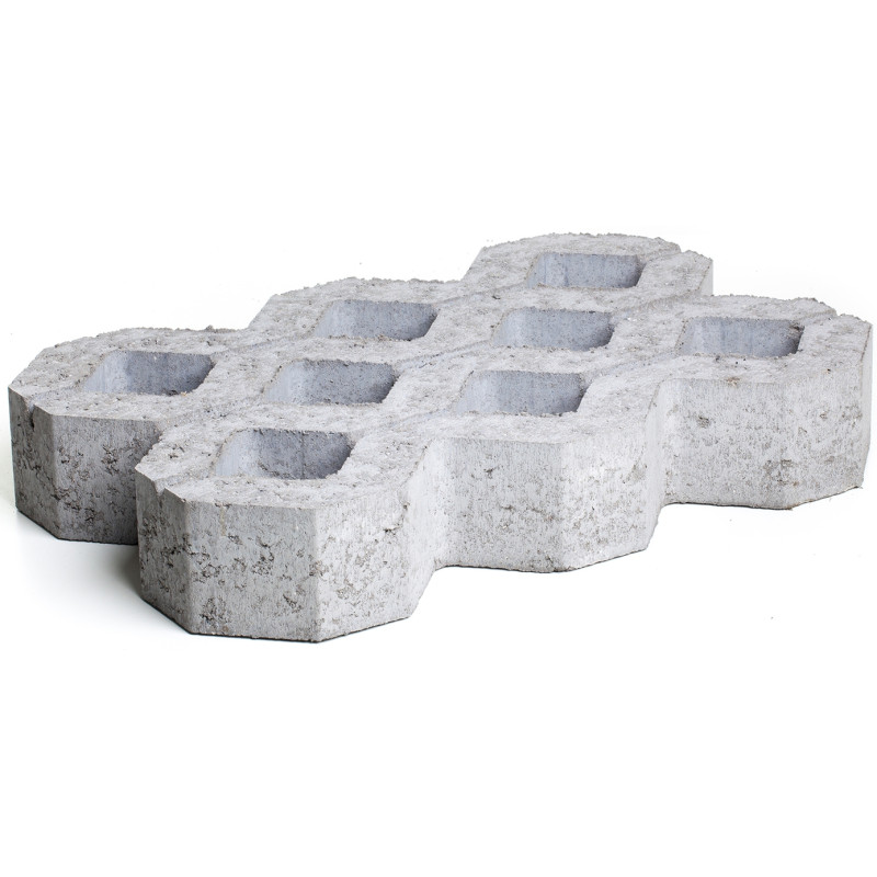 Palette 32 Dalles de gazon en béton 60 x 40 x 10 cm COBO GARDEN