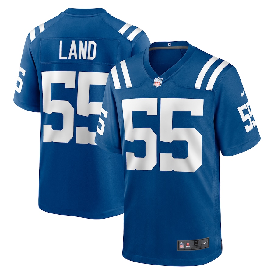 Isaiah Land Indianapolis Colts Nike Team Game Jersey -  Royal
