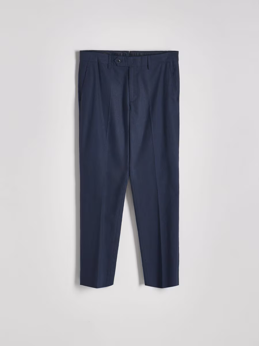 Linen Blend Suit Trousers