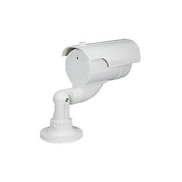 Camera factice d'extérieur à led, fonctionnement par piles