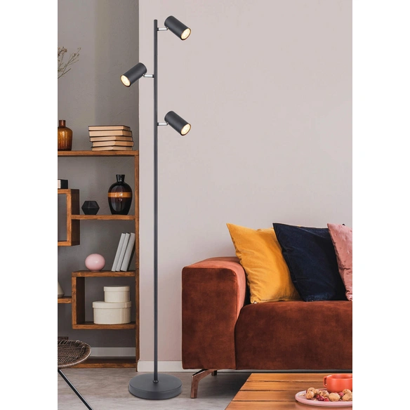 Stehleuchte, GU10 LED, Höhe: 154 cm