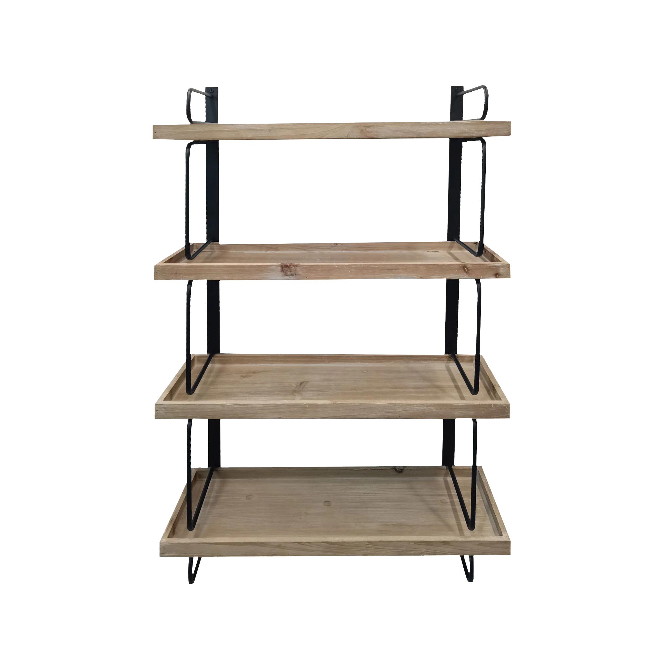 4MURS Etagère en bois INES coloris noir et bois
