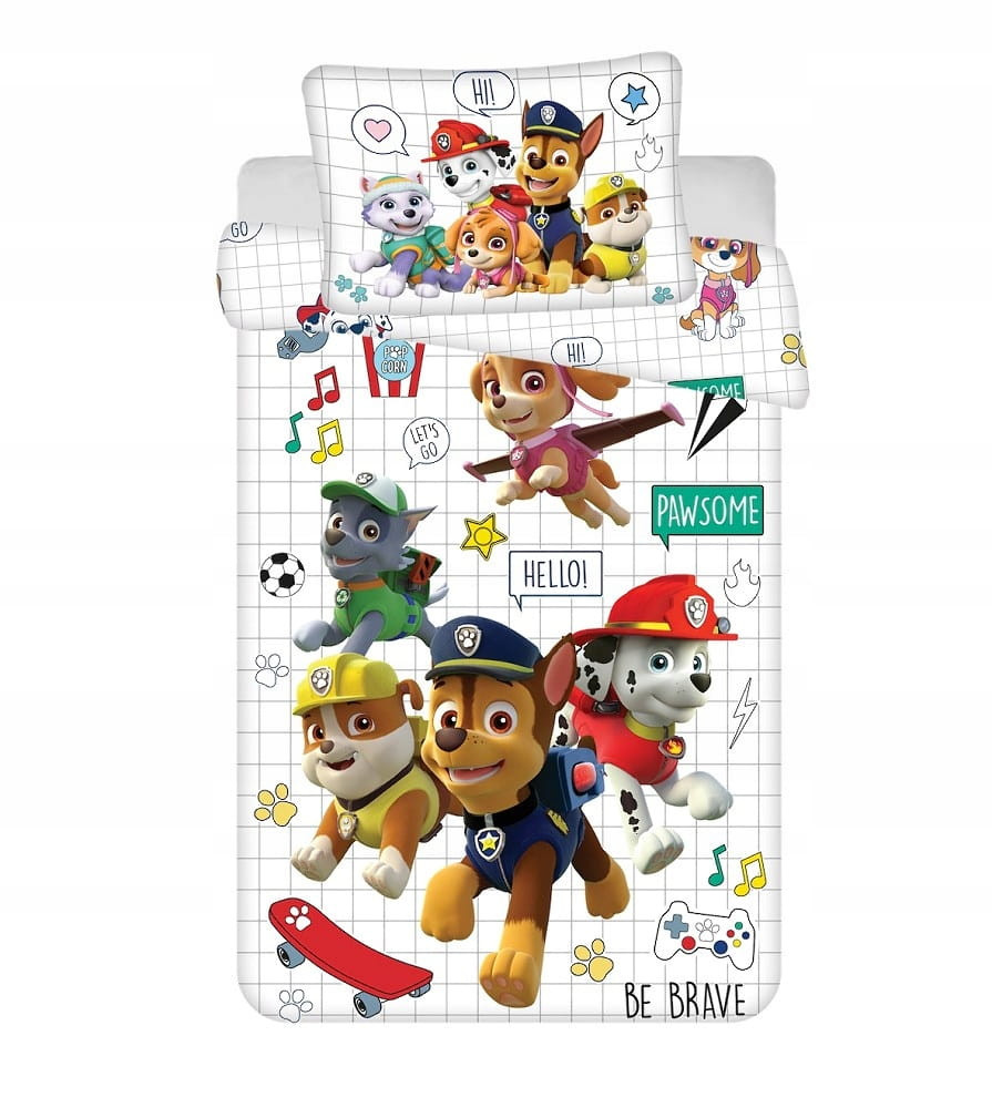 Pościel do łóżeczka Psi Patrol 100x135 BrandMac