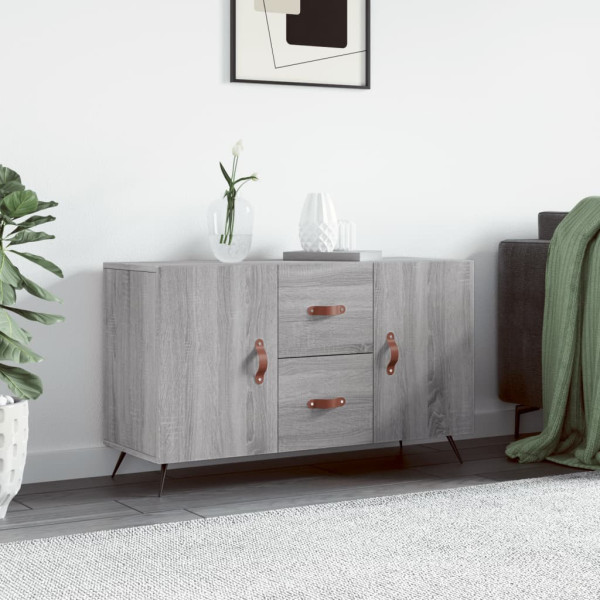 Komoda Szafka Stolik Półki Do Salonu Pokoju Szary Mat 100x36x60 cm
