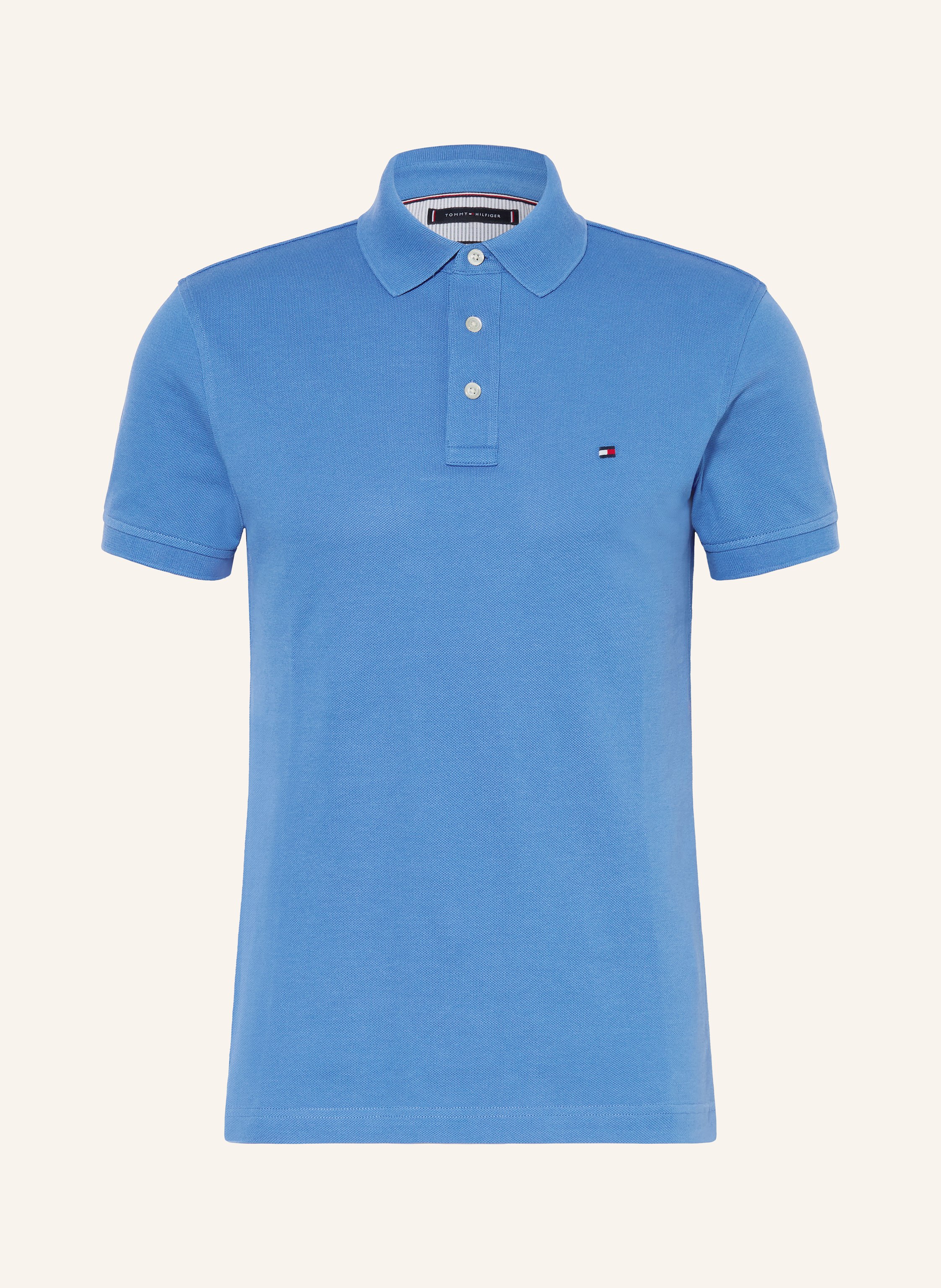 TOMMY HILFIGER Piqué-Poloshirt Slim Fit