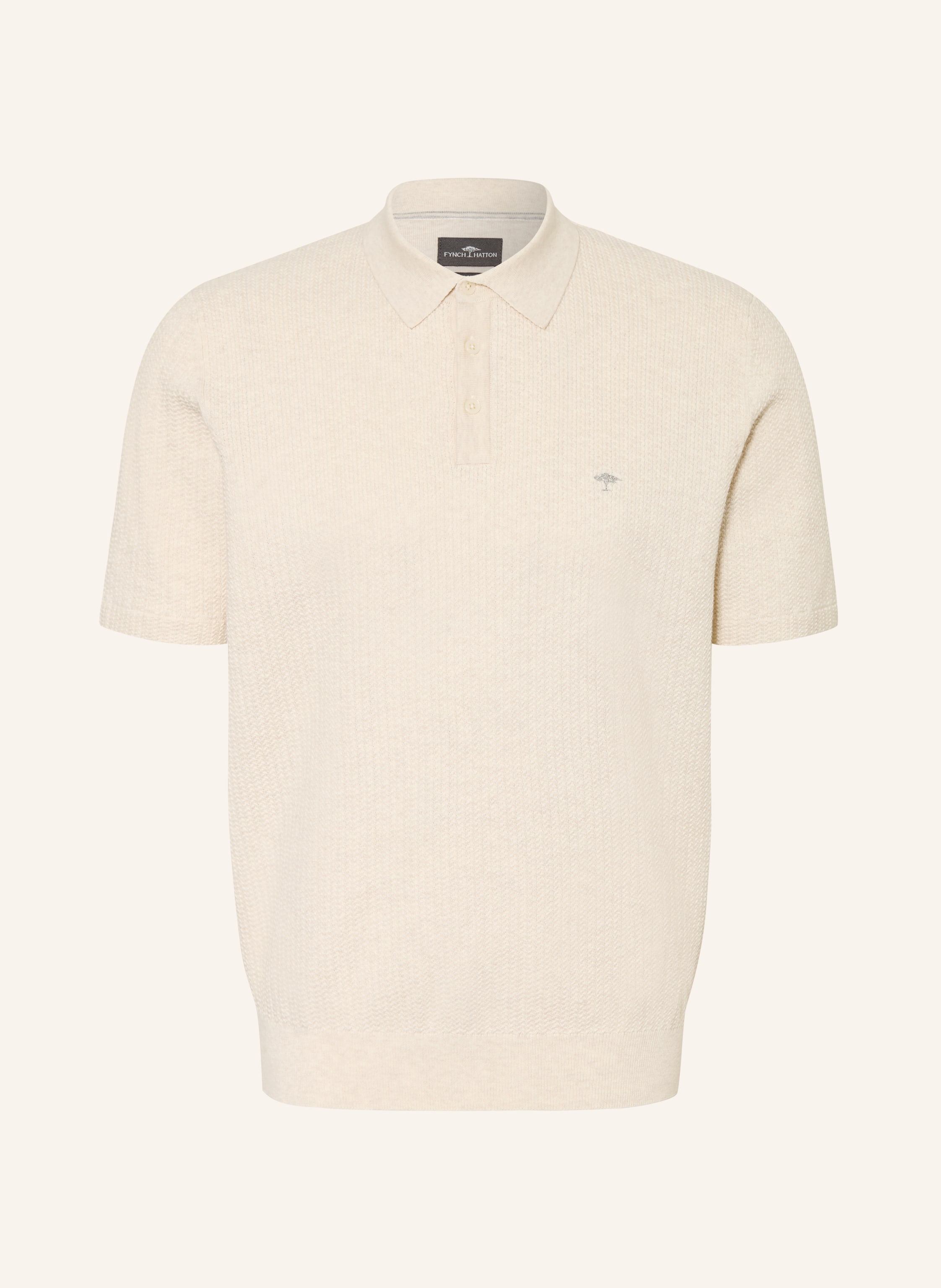 FYNCH-HATTON Strick-Poloshirt