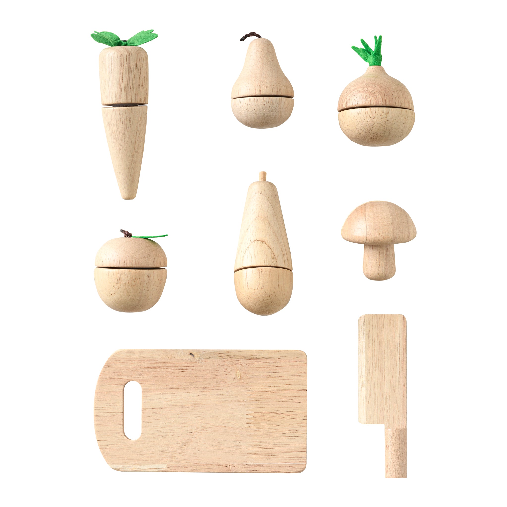 Groente en fruit set KIT 8 dlg
