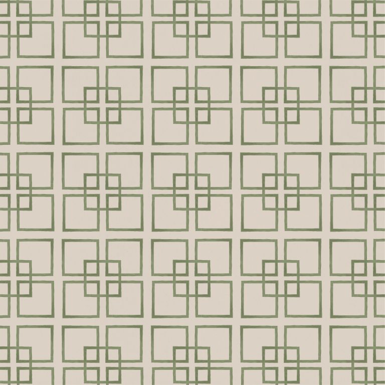 Catchii Behang Golden Square Green