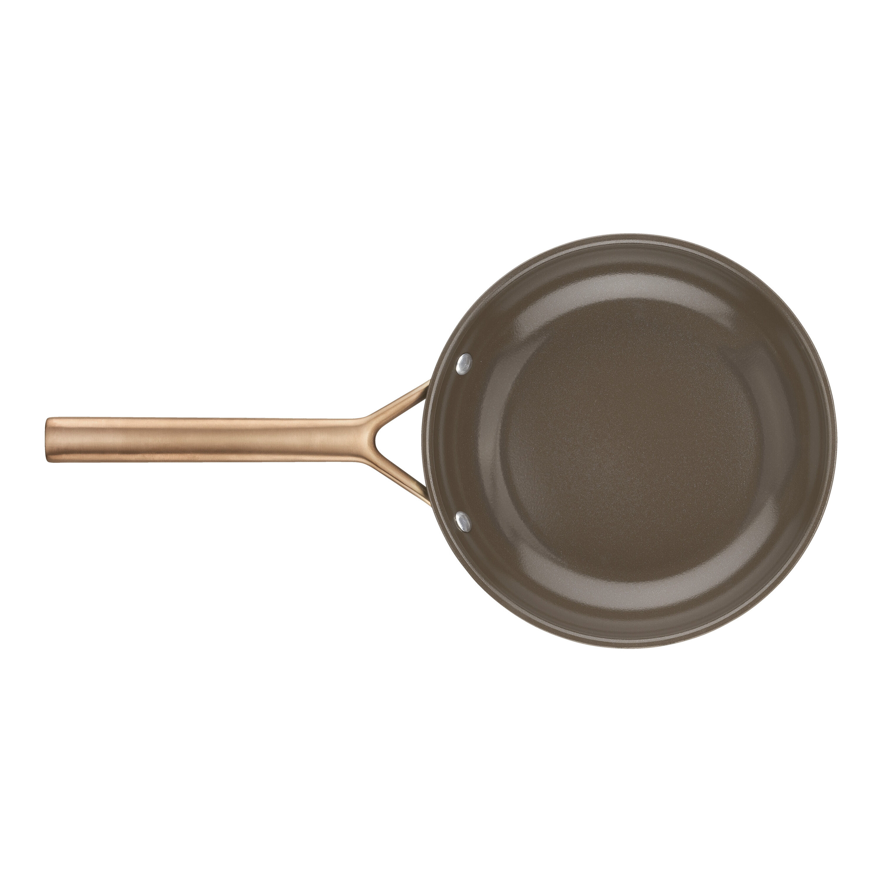 28 cm Aluminium Frying pan brown