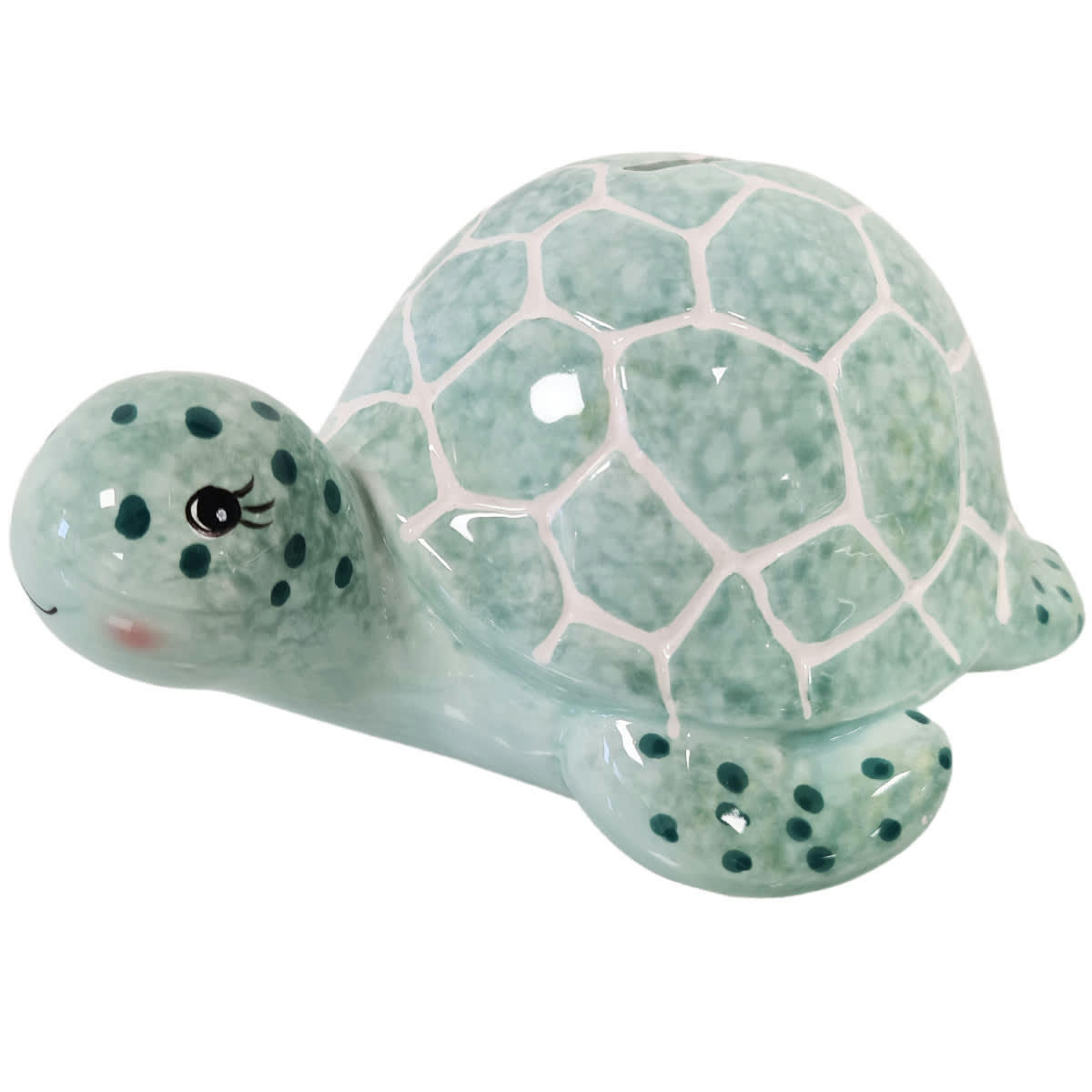 - Tirelire tortue verte