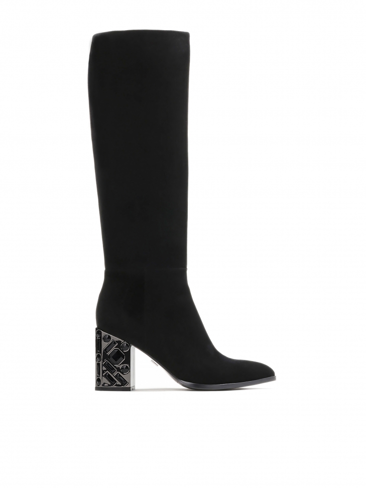 Ladies’ black high boots