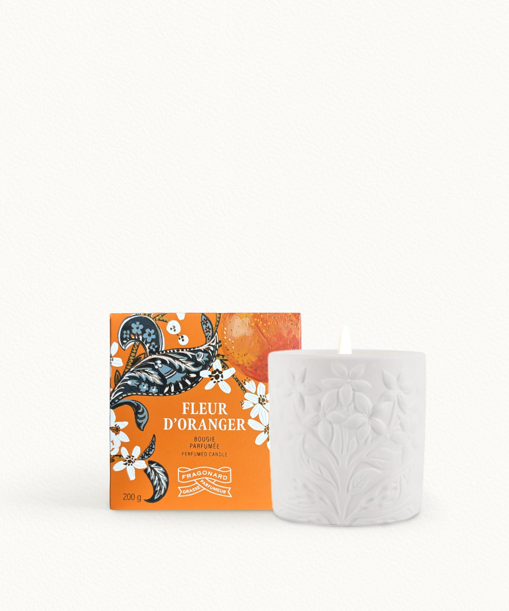Fleur d'Oranger - Bougie en pot de porcelaine