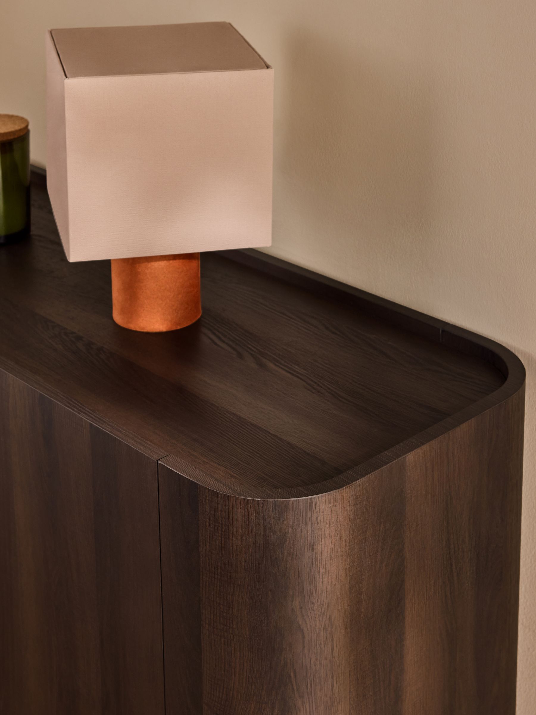 Kain Small Sideboard in Dark Wood Effect