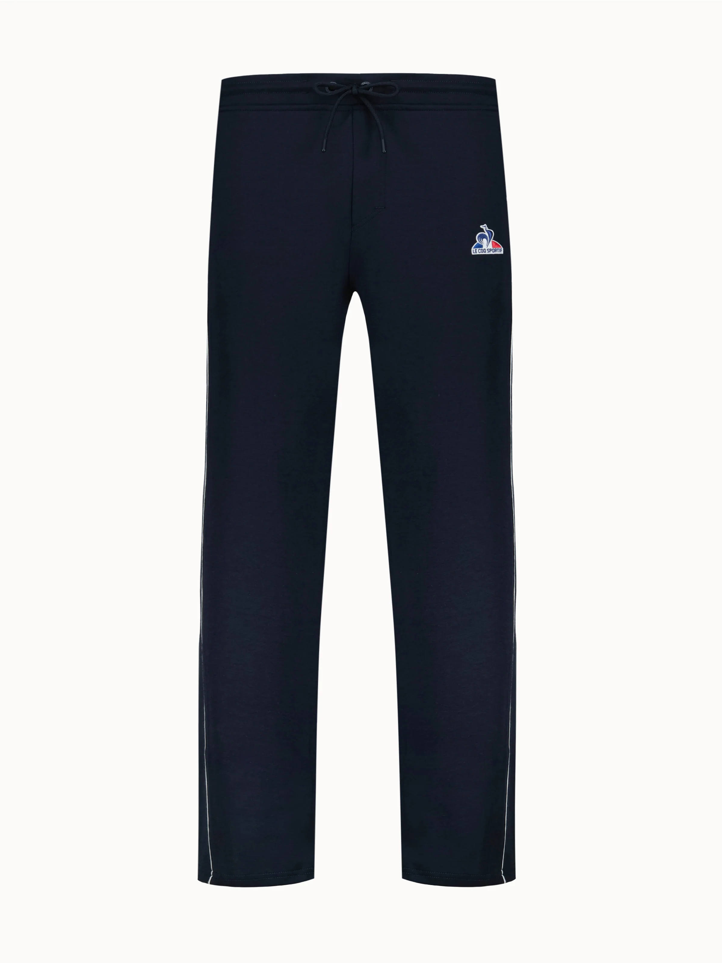 Pantalon droit double face avec liseré blanc