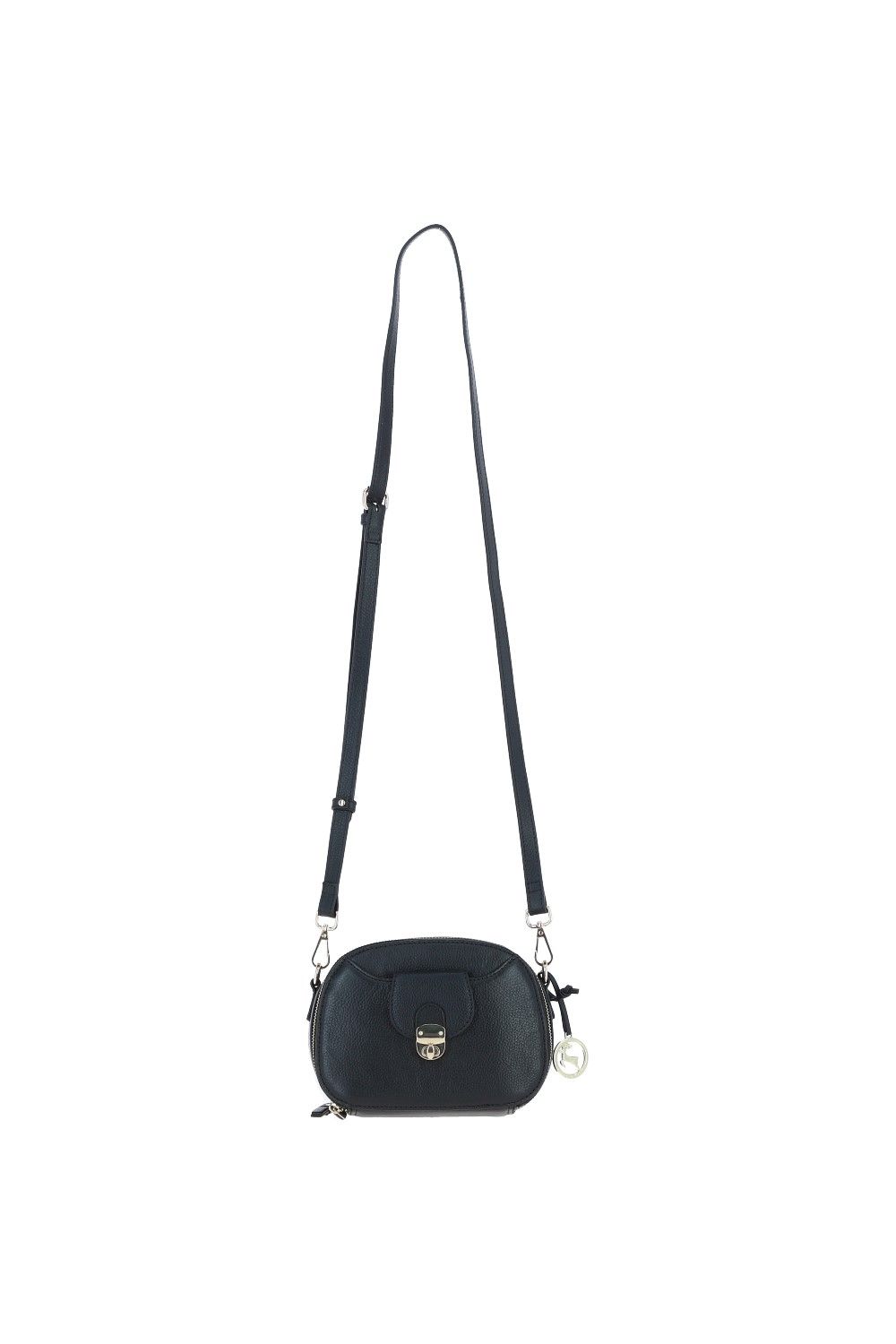 Ashwood Leather Real Leather Compact Crossbody Bag with Adjustable Strap