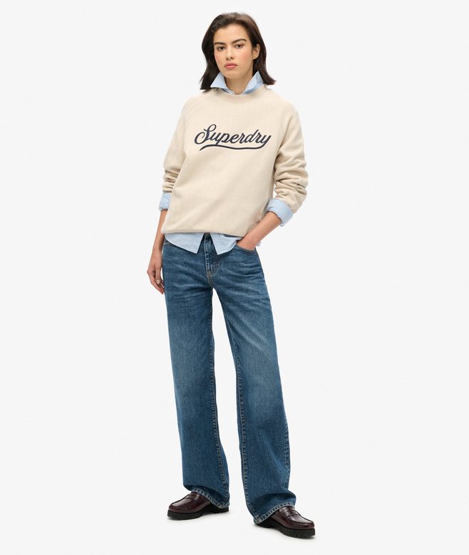 Country Club Herringbone Crew Sweatshirt