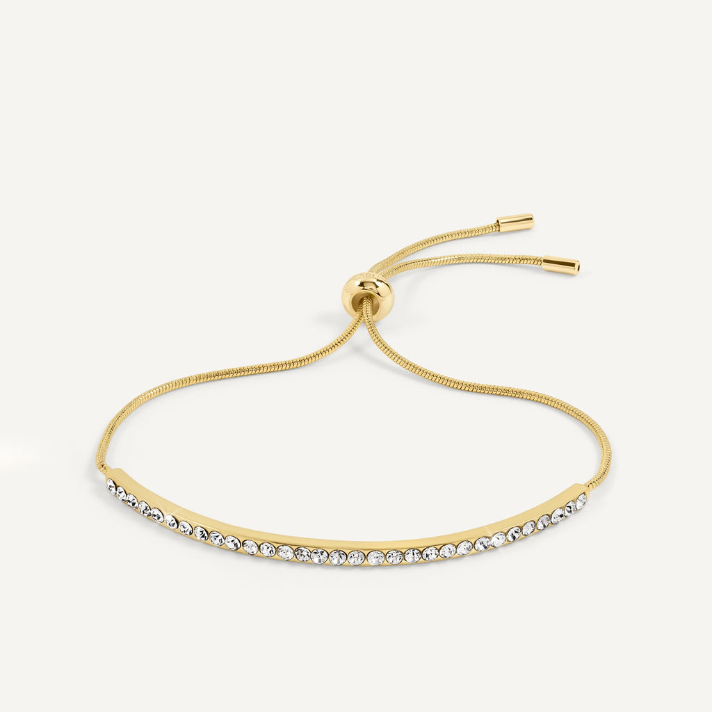 Alba Place - Stone Set And Smooth Friendship Bracelet Twinpack