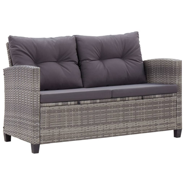 Sofa ogrodowa Szary Tkanina vidaXL