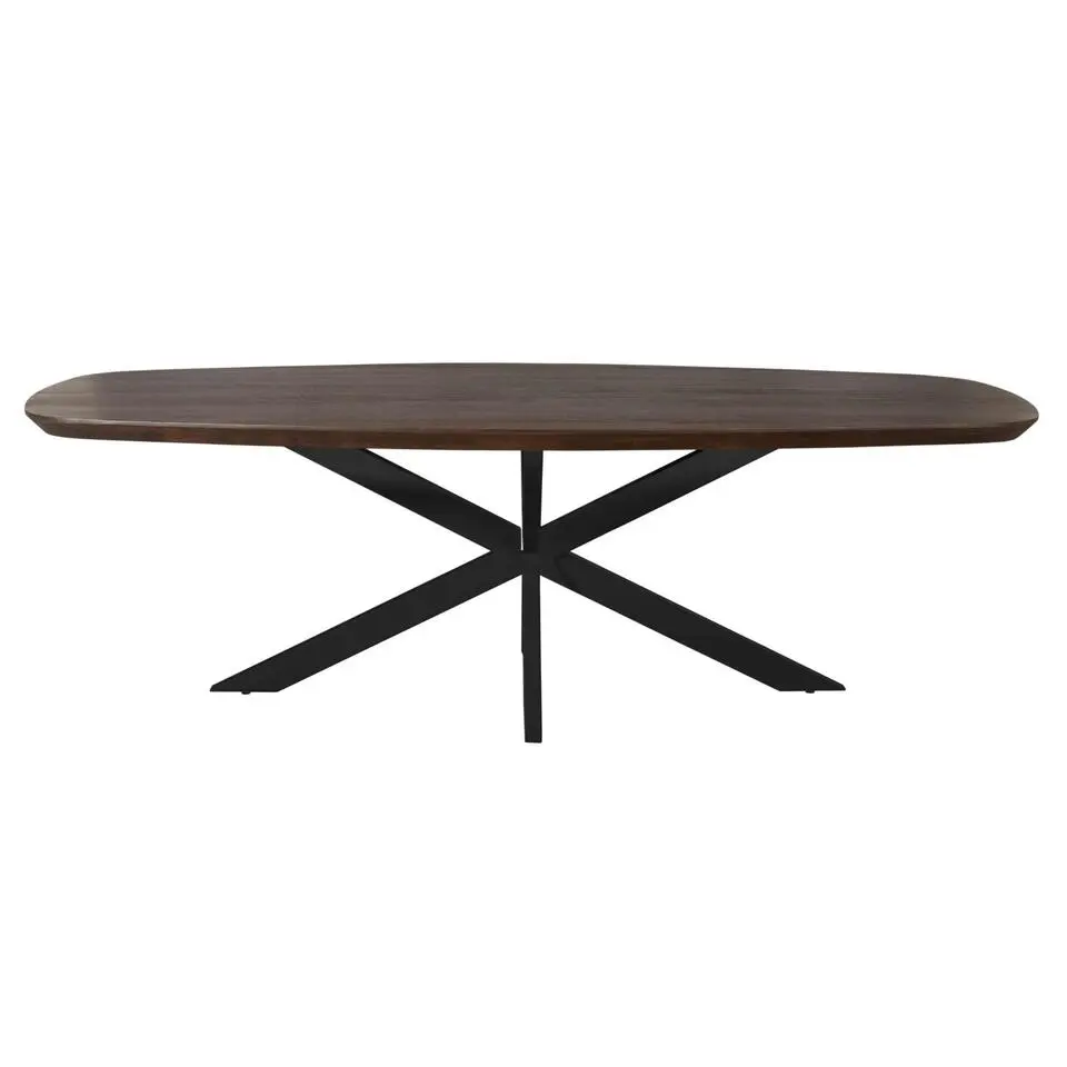 Starfurn - Eettafel Madison - Zwart - 120x280x76 cm