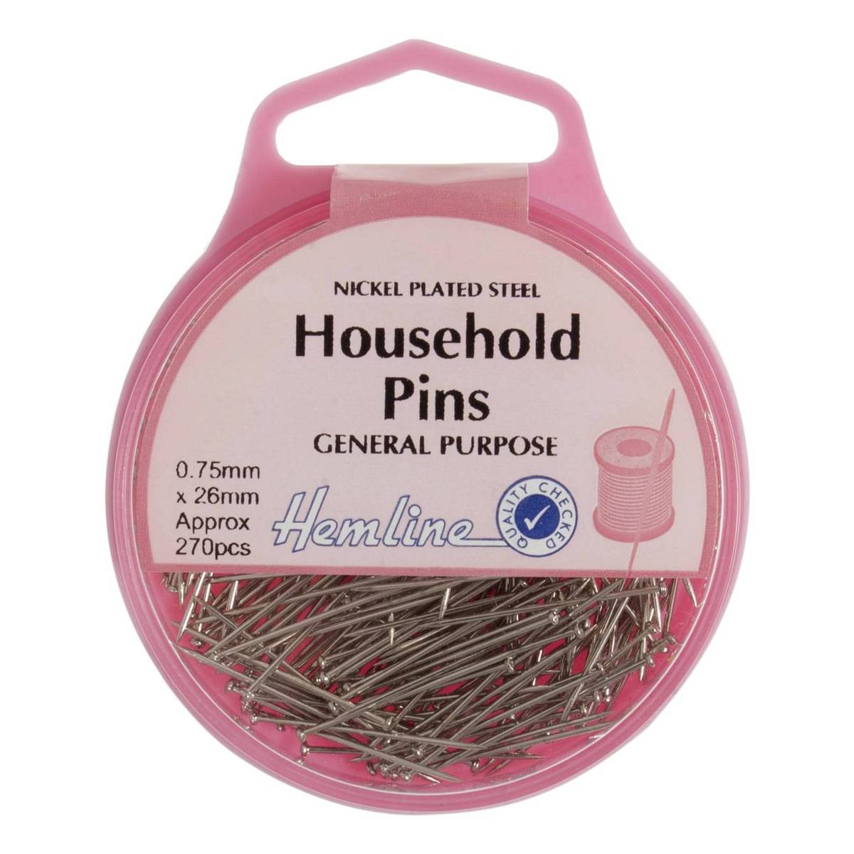 Hemline Household Pins270 Pack
