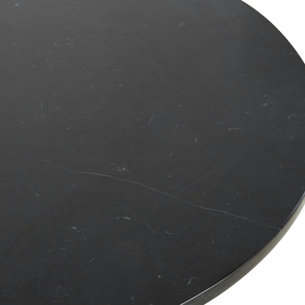 Element Business - Plateau de table professionnel en marbre noir 2/4 personnes D70