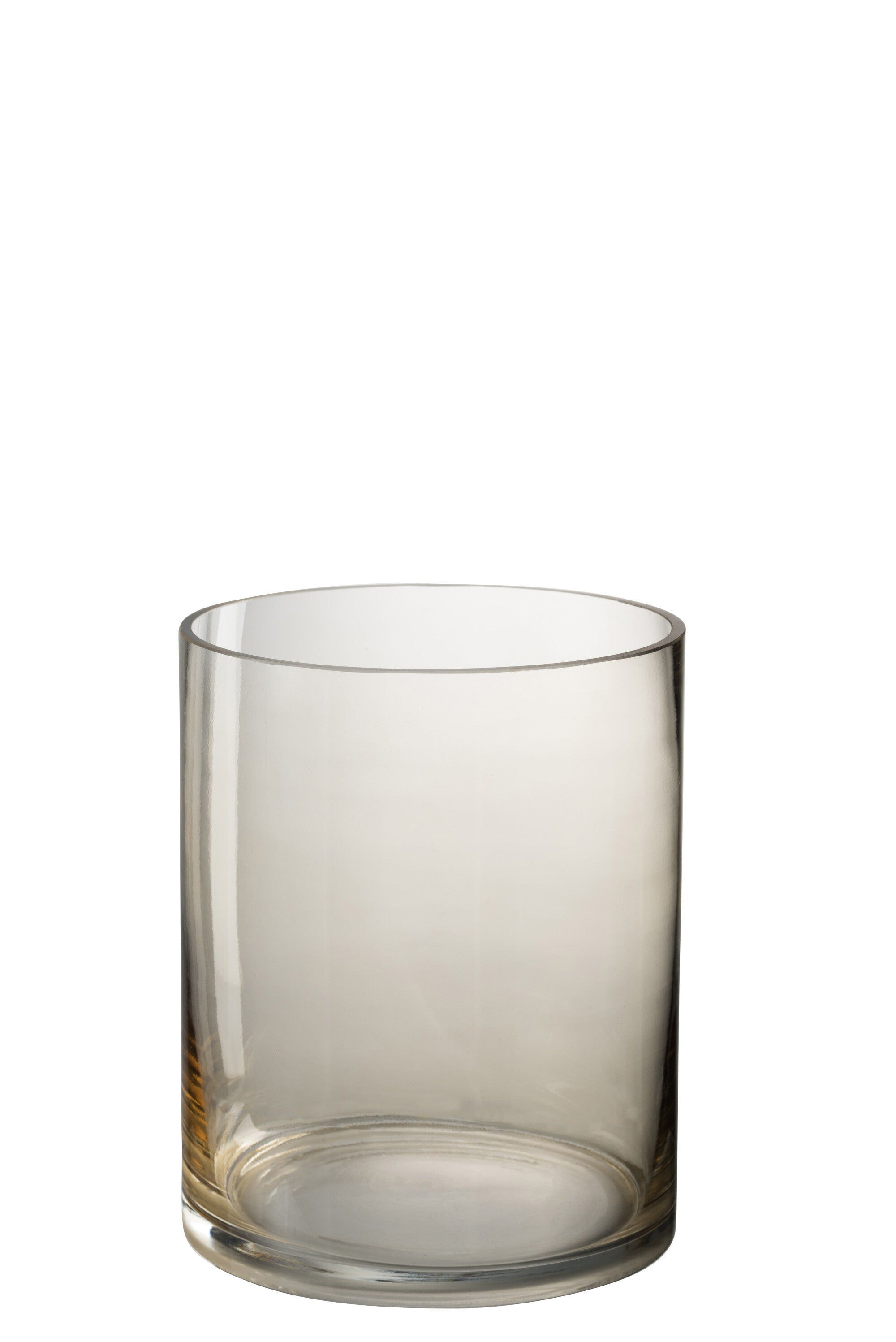 J-Line windlicht Wls Rond - glas - beige
