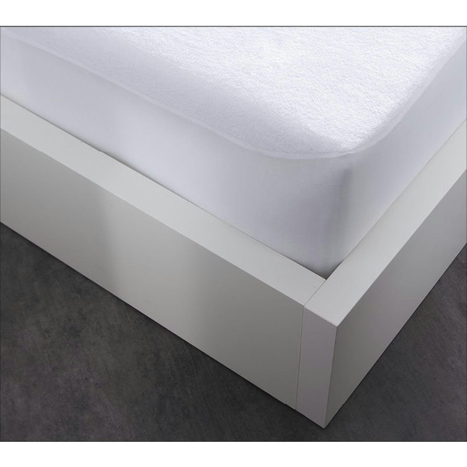 - Protège matelas imperméable réversible été/hiver 90 x 190 cm