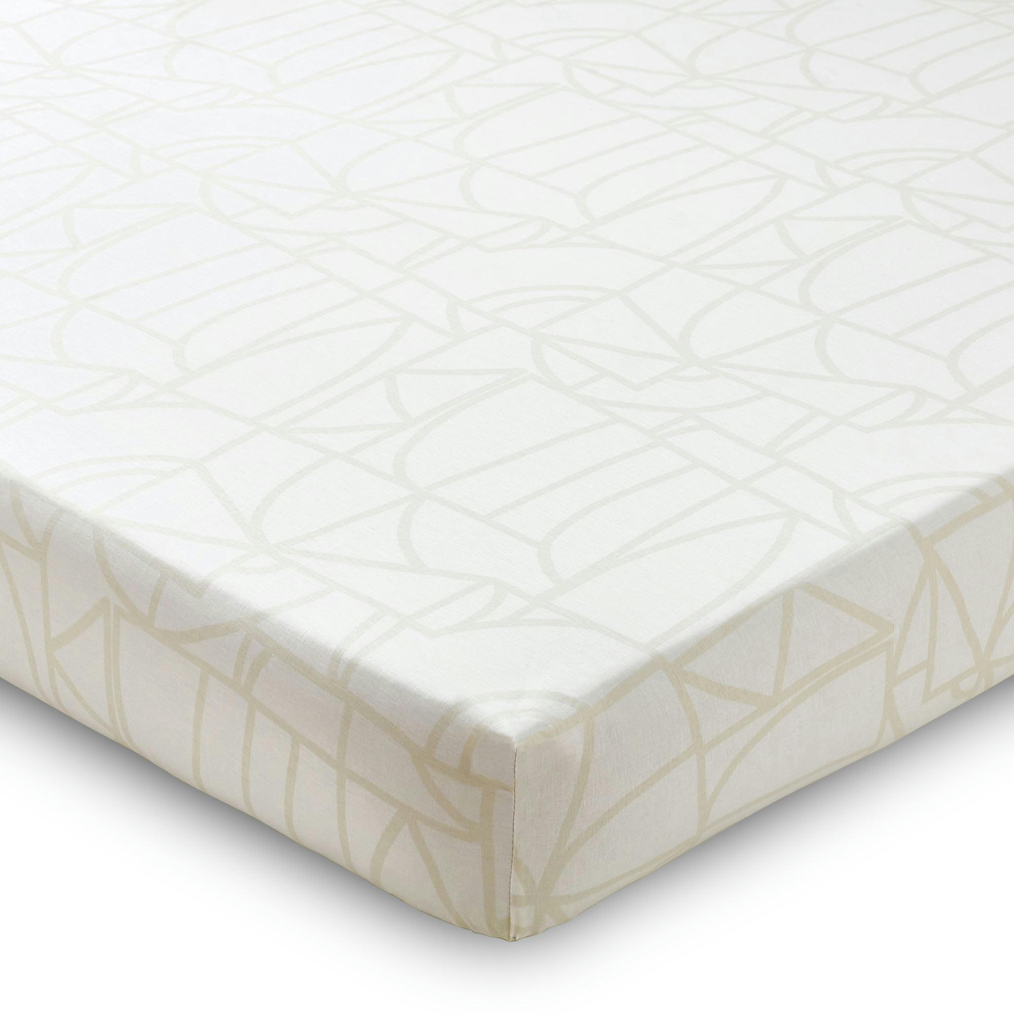 CRAFT - Drap-housse 90x190x28 beige en coton