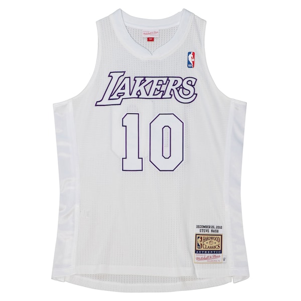 Steve Nash Los Angeles Lakers 2012 Authentic Player Jersey - White