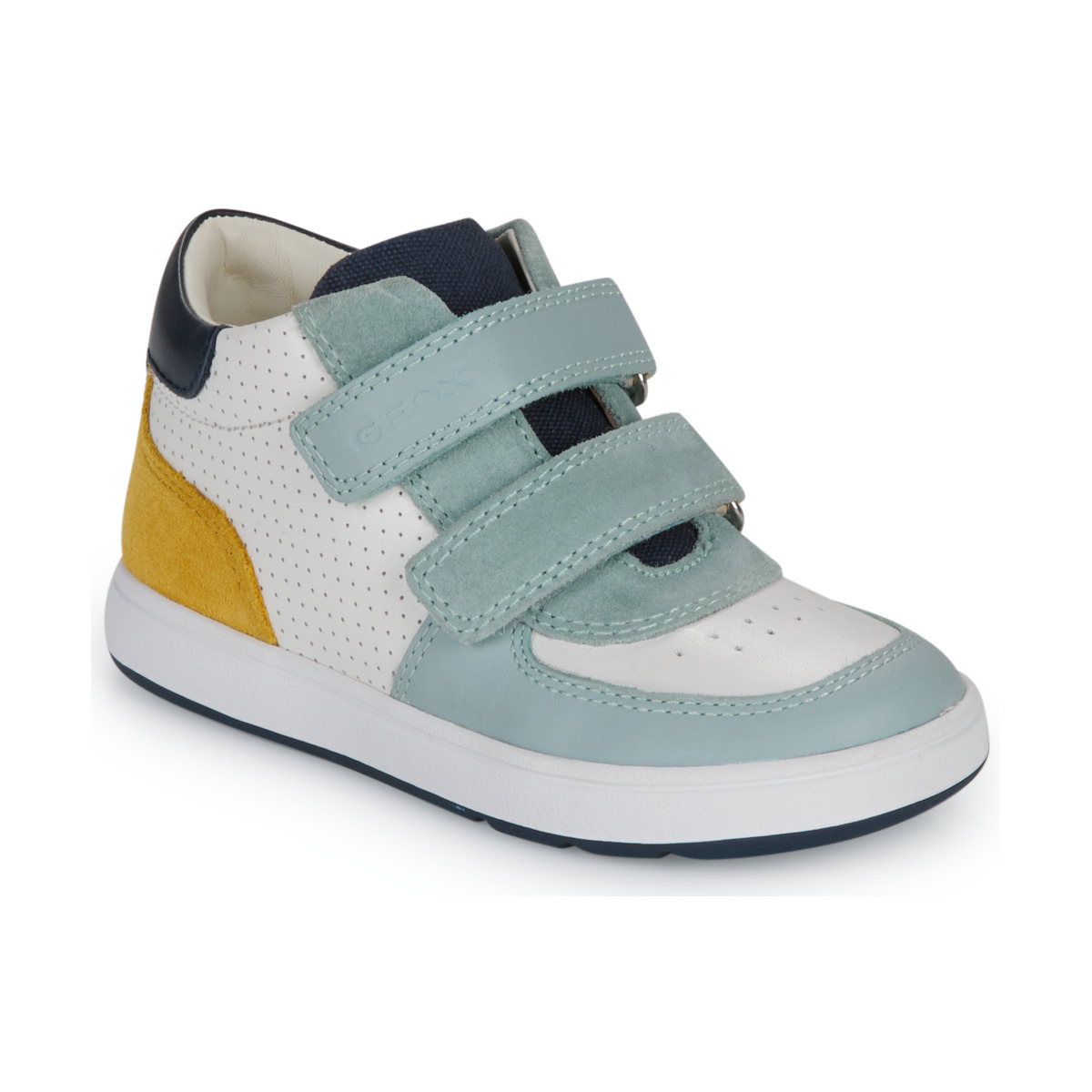 Geox - B BIGLIA BOY - White / Blue / Brown