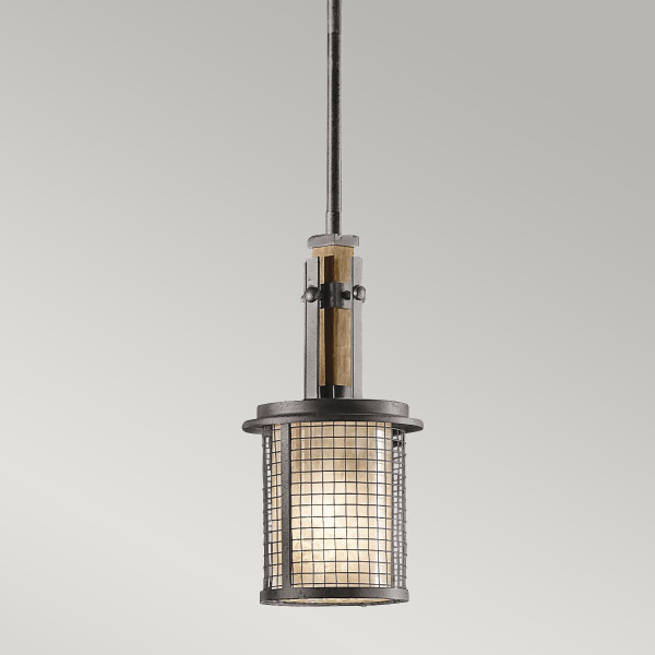 Lampa wisząca antyczne żelazo Ahrendale 1xE27x60W Kichler