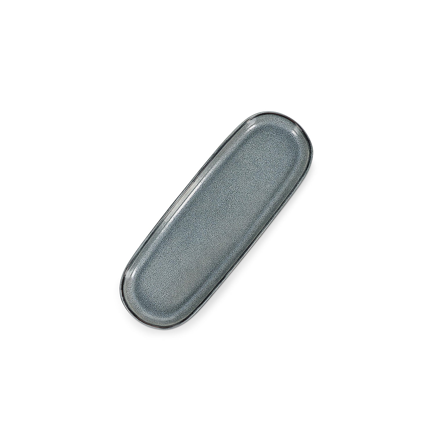 Salt & Pepper - Serveerschaal 29x10xH2cm groen/blauw Meridian - Set van 2