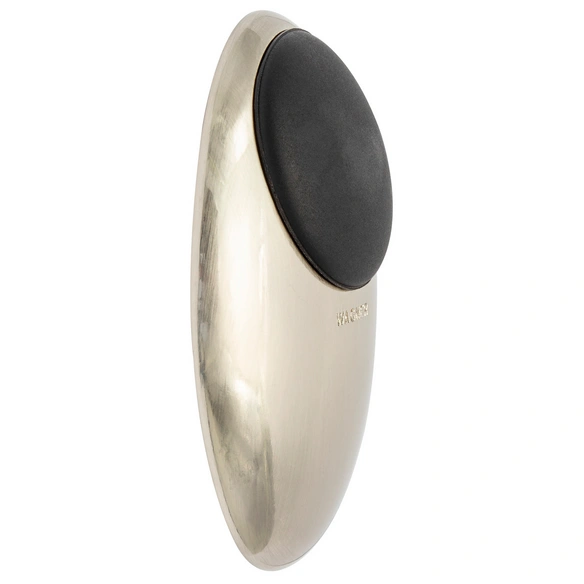 Wandtürstopper »EH5135«, silberfarben/schwarz, Metall/Gummi